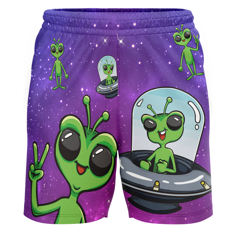 Randolph Recreation Alien Adult Workout Wear Shorts