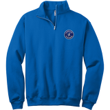 Carolina Thunder NuBlend 1/4-Zip Cadet Collar Sweatshirt