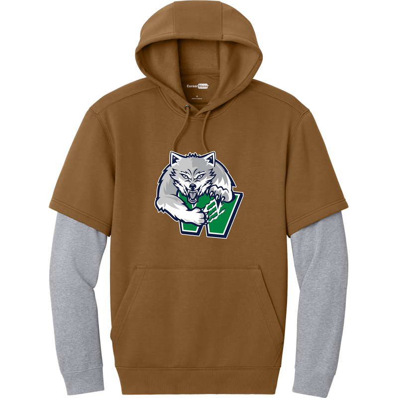 Woodbridge Wolfpack Tough Fleece Layered Hoodie