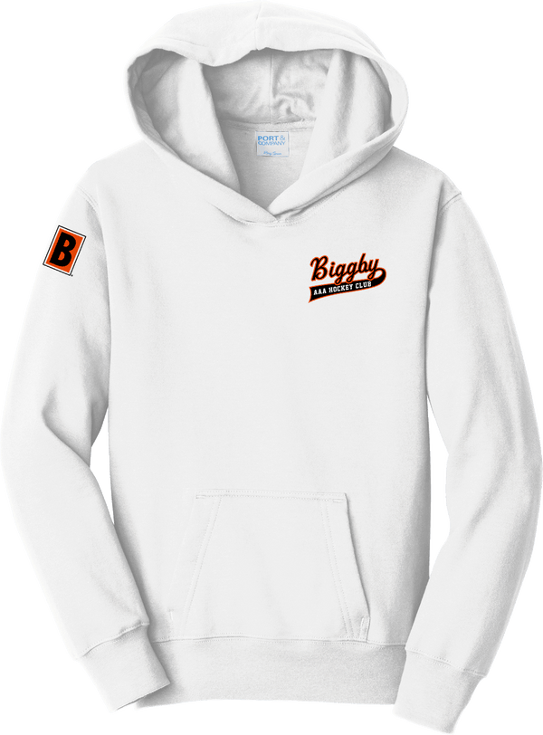 Biggby Coffee AAA Youth Fan Favorite Fleece Pullover Hooded Sweatshirt