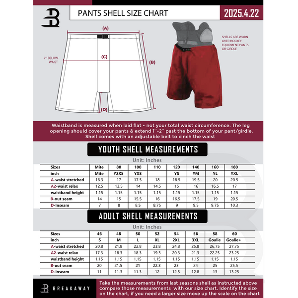 NJ Titans Tier 2 Adult Hybrid Pants Shell