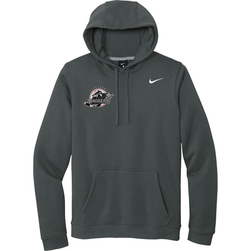 Allegheny Badgers Nike Club Fleece Pullover Hoodie